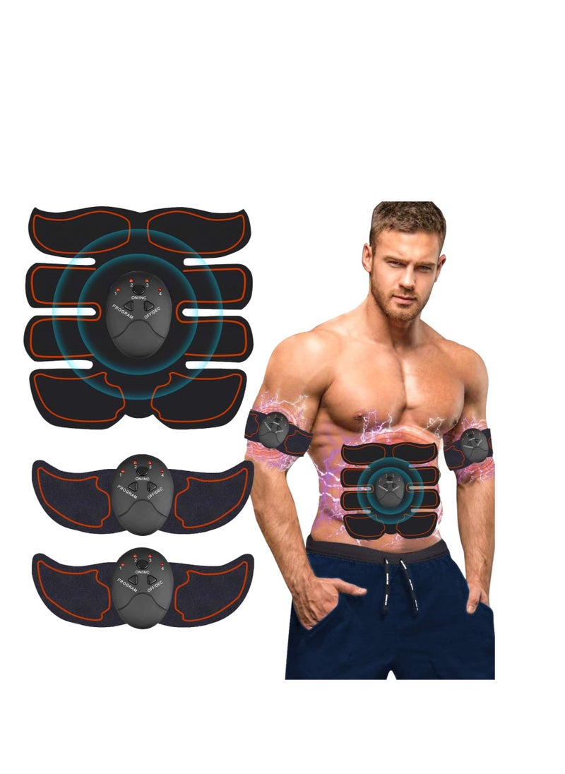 SYOSI Muscle Trainer Instrument, Abs Stimulator Abdominal, Muscle Toner Electronic Toning Belts, EMS Workout Home Fitness Device, Quick and Effective Abdominals Toning Belt, 1 Pcs  - Image 1
