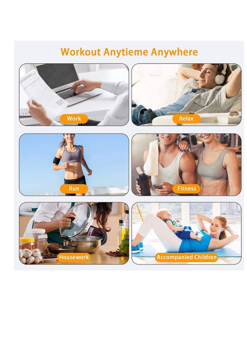 SYOSI Muscle Trainer Instrument, Abs Stimulator Abdominal, Muscle Toner Electronic Toning Belts, EMS Workout Home Fitness Device, Quick and Effective Abdominals Toning Belt, 1 Pcs  - Image 5