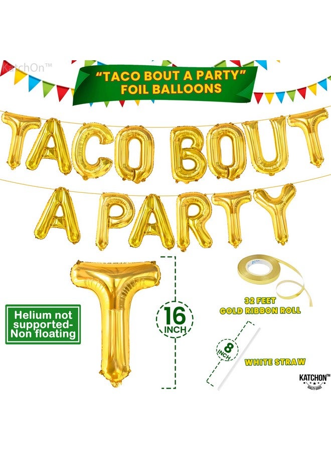 KatchOn, Huge 22 Pcs Taco Bout A Party Decorations | Taco Balloons, Cinco de mayo decorations, Mexican Fiesta Party Decorations | Fiesta Balloons for Taco Party Decorations, Cactus Balloon - Image 2