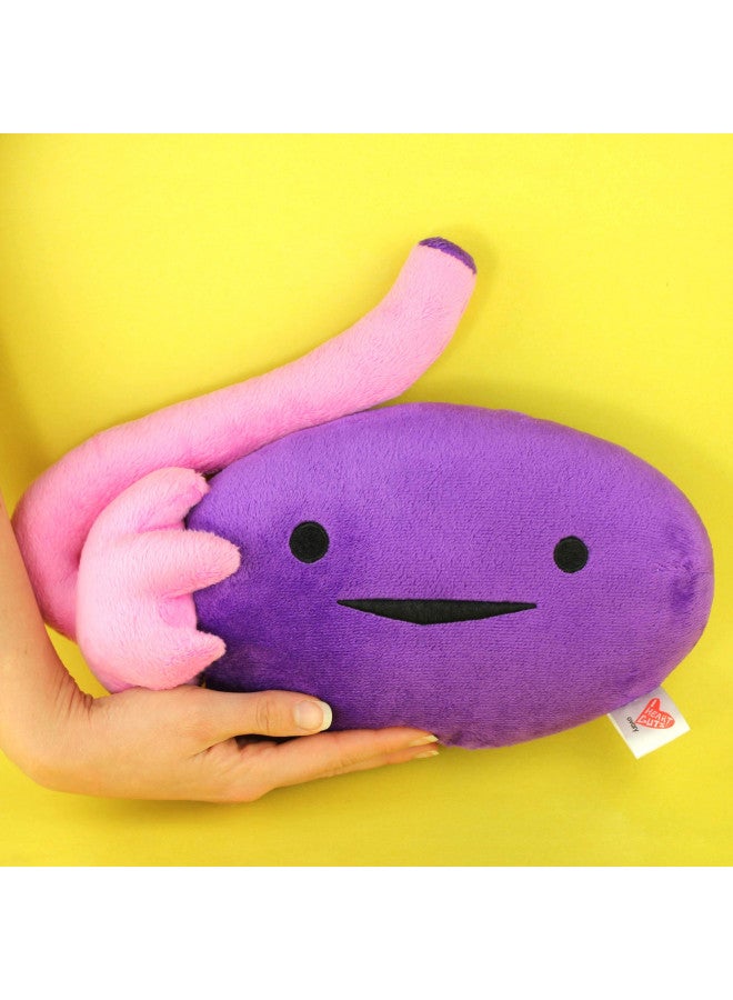 I Heart Guts Ovary Plush - OVA Achiever! - 10" Ovarian Cancer IVF Gift Stuffed Toy - Image 4