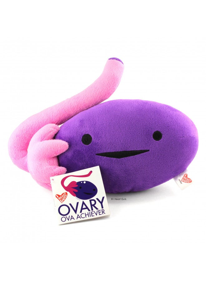 I Heart Guts Ovary Plush - OVA Achiever! - 10" Ovarian Cancer IVF Gift Stuffed Toy - Image 3