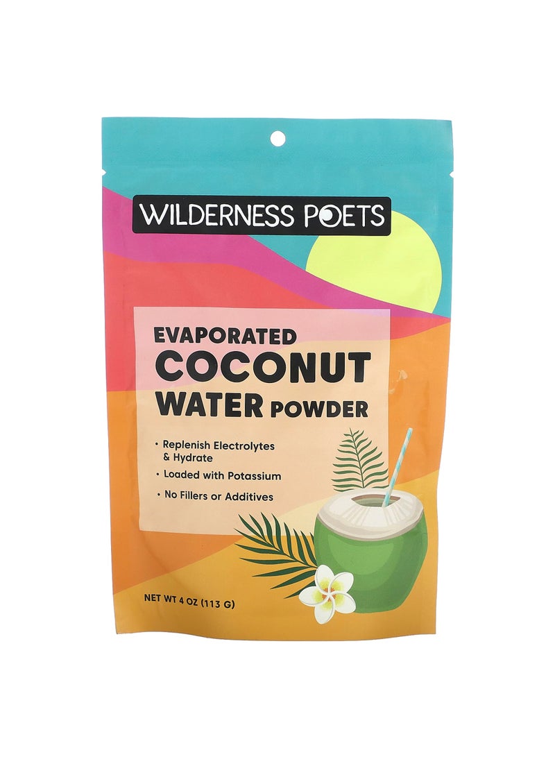 Coconut Water Powder, Evaporated, 4 oz (113 g)