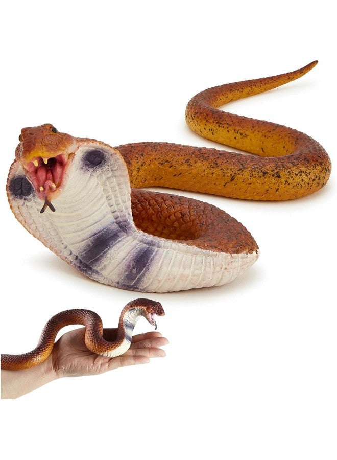 SUPER TOY Snake Toy for Kids Realistic Rubber Snake Prank Toy Plastic Fake Snake for Fun Scary Toys for Pranks Durable Toy Snake for Outdoor Play Snake Toys for Parties and Decorations - Image 1