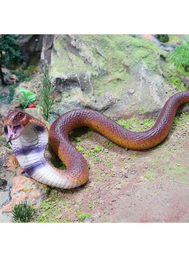 SUPER TOY Snake Toy for Kids Realistic Rubber Snake Prank Toy Plastic Fake Snake for Fun Scary Toys for Pranks Durable Toy Snake for Outdoor Play Snake Toys for Parties and Decorations - Image 2