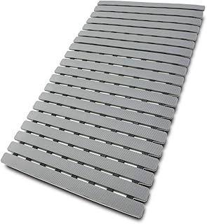 BEMISO BEMISO Shower Mat Non Slip Bathtub Mat with Suction Cups and Drain Holes 27.5 x15.7 Inch Bath Mat for Tub & Shower.Easy - Image 1