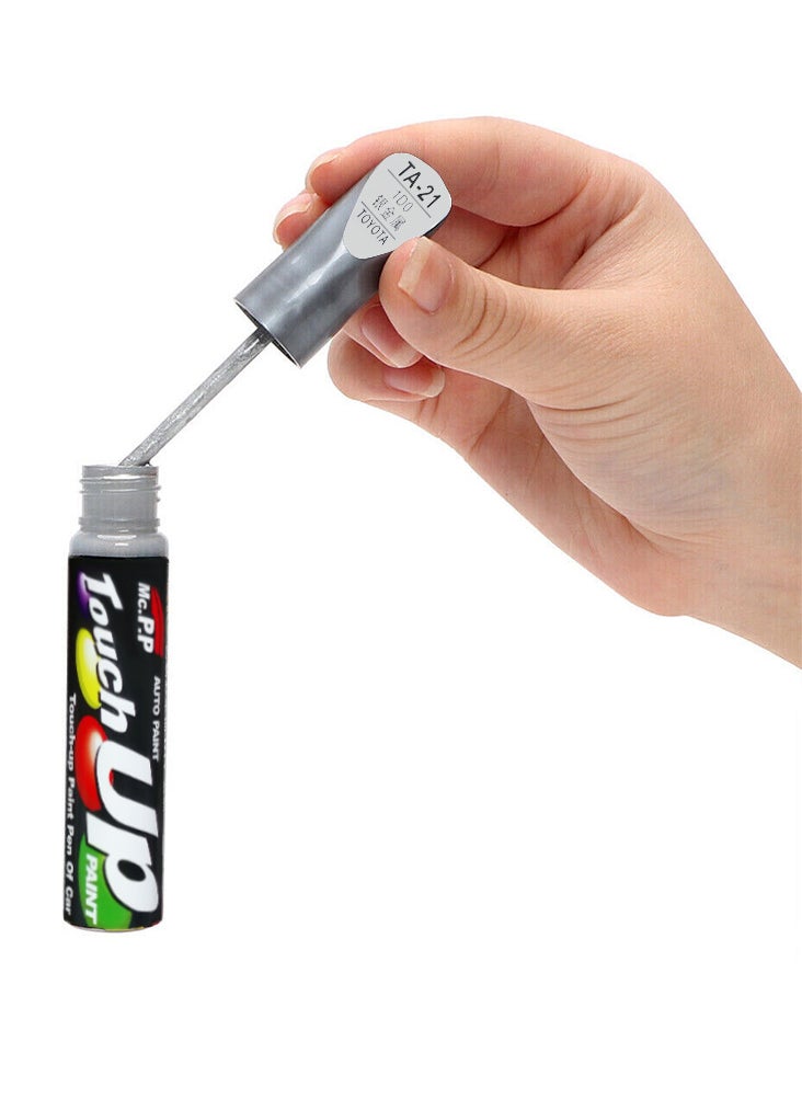 ROAD POWER - Touch Up Paint Pen of Car For Small Area Scratch Repair Paint Pen Silver Color 12ml (TA-21 1D0) - Image 1