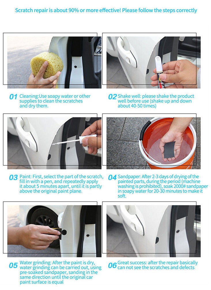 ROAD POWER - Touch Up Paint Pen of Car For Small Area Scratch Repair Paint Pen Silver Color 12ml (TA-21 1D0) - Image 1