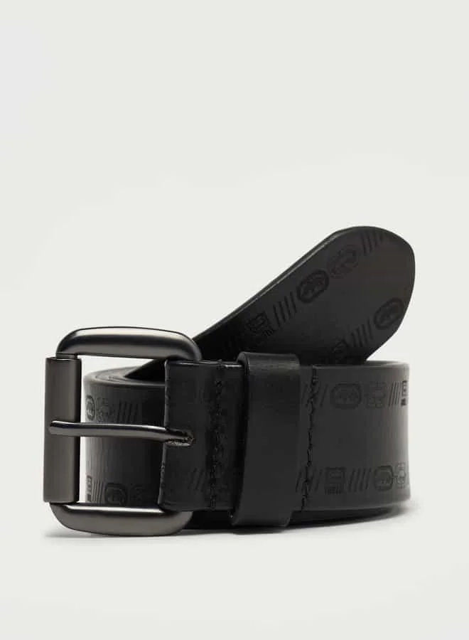 Ecko Unltd. Ecko Unltd Textured Leather Belt with Pin Buckle Closure