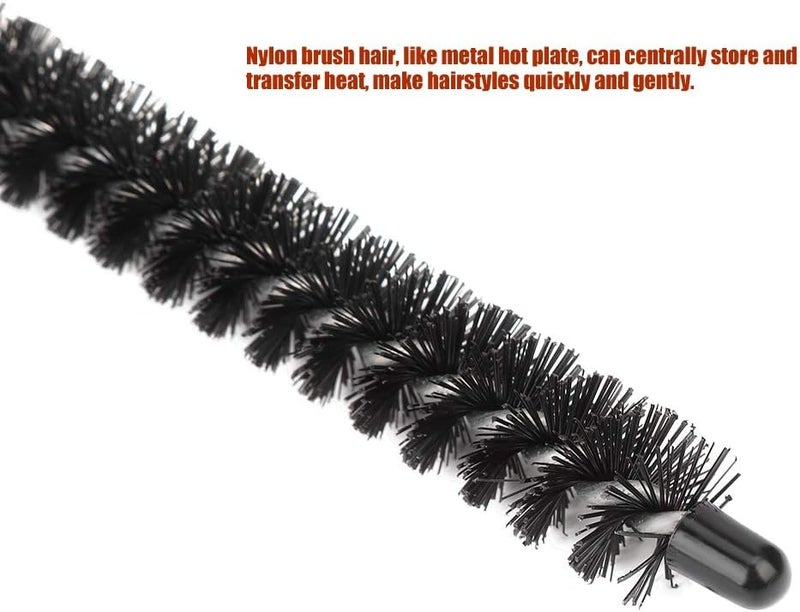 كلاراكو مشط صغير ذو بكرات، مشط دائري صغير لتصفيف الشعر، فرشاة تجعيد الشعر، مثالي للشعر الخفيف، والغرة، واللحية، والتصفيف، ورفع الشعر، وتجعيده (1# 16 مم) - Image 5