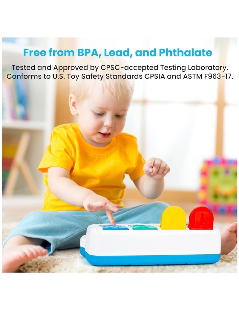 Interactive Pop Up Toys for Babies & Toddlers, Electronic Baby Toys for 6 to 12 Months, Animal toys for kids Baby Montessori Early Learning Development Sensory Toy Birthday Gift Toys for Kids Boy Girl