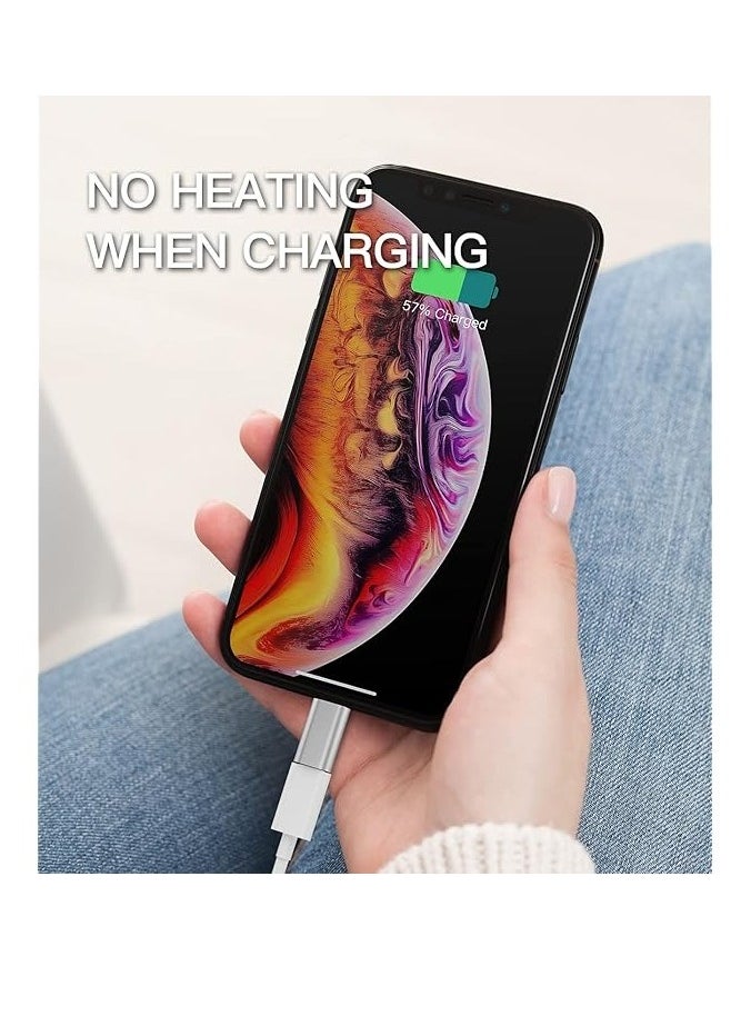 Generic - Micro USB to Lightning Adapter（2 PCS）Fast Charging Data Transmission Converter Micro USB Female Cable to Lightning Male Connector Compatible for Iphone 13 12 11 Pro Max Mini Xr Xs X 8 7 6 Ipad - Image 1