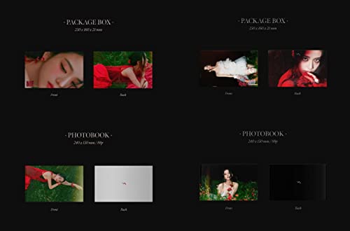 Genie Music JISOO BLACKPINK - JISOO FIRST SINGLE ALBUM + Folded Poster (Red ver, 1 Folded Poster) - Image 3