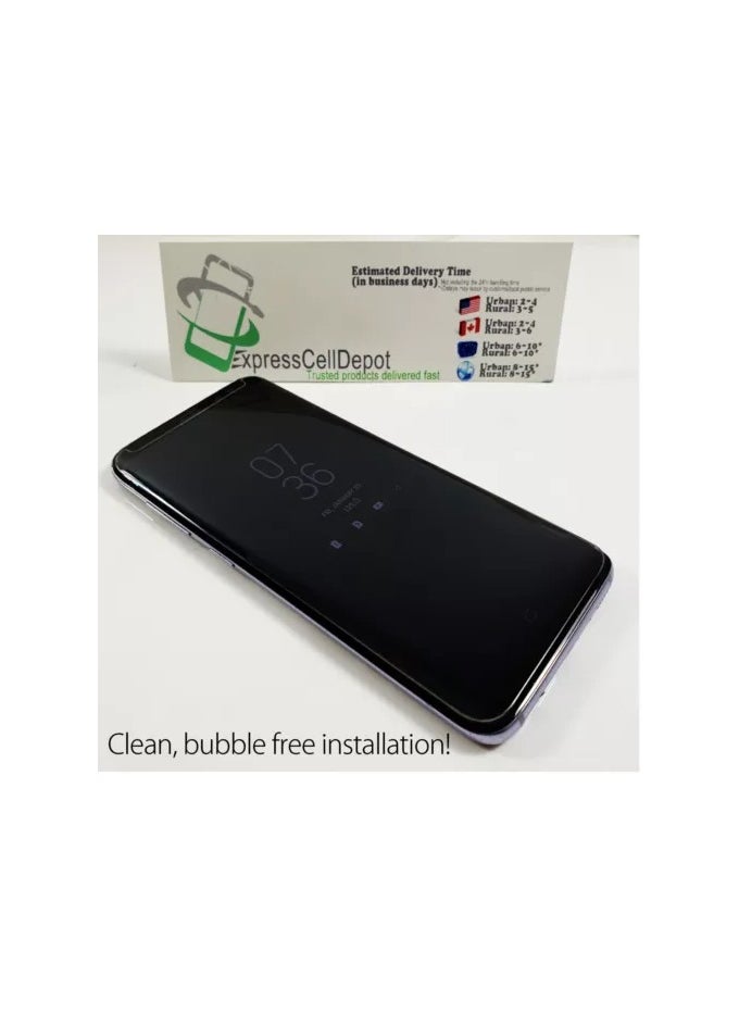 Generic - Pack Of 2 Oppo All Mobile Full Glue UV Tempered Glass Screen Protector – Curved Design with Fingerprint Unlock Support - Image 1