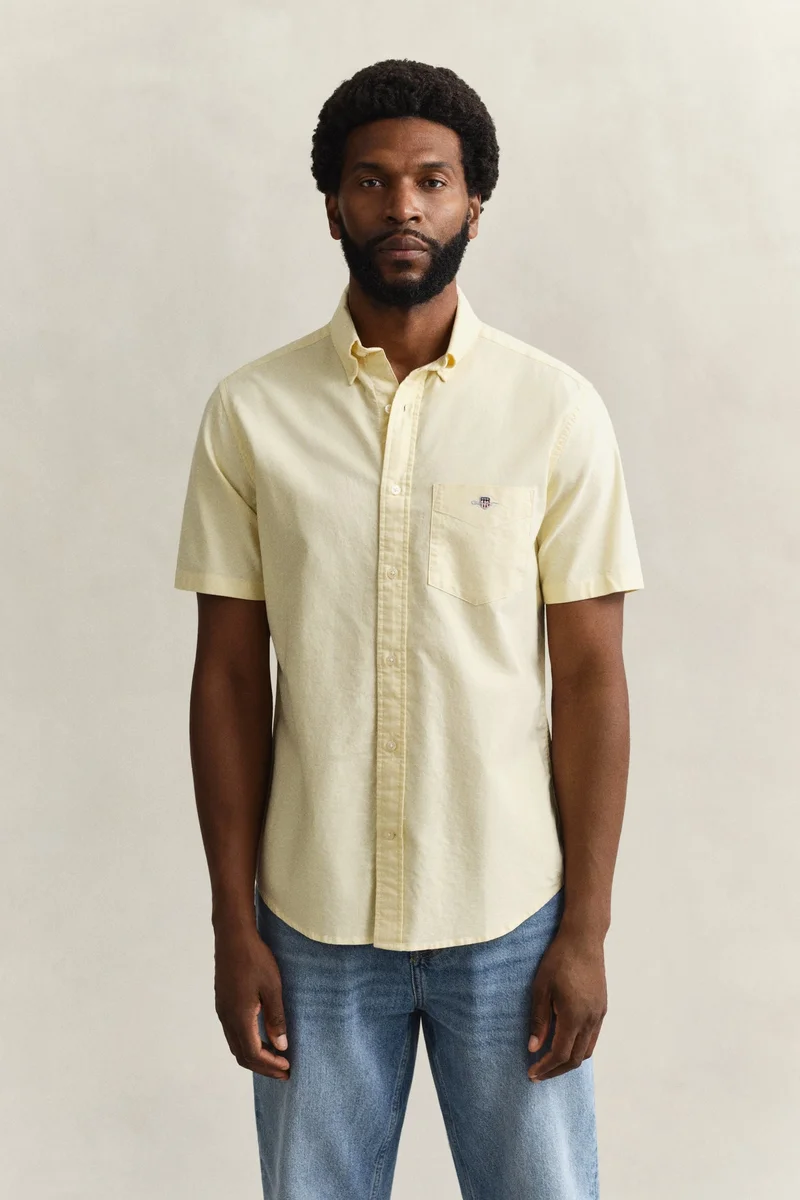 GANT Regular Classic Oxford Short Sleeve Shirt