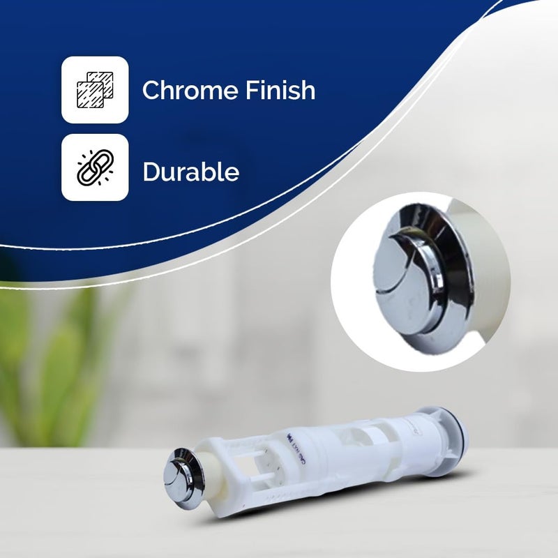 Parryware مجموعة مخرج أو صمام مخرج لمرحاض Cascade NXT BIV3 آلية تدفق مزدوجة لمرحاض Cascade قطع غيار مقعد المرحاض وتجهيزات الحمام (عبوة من 1) - Image 3