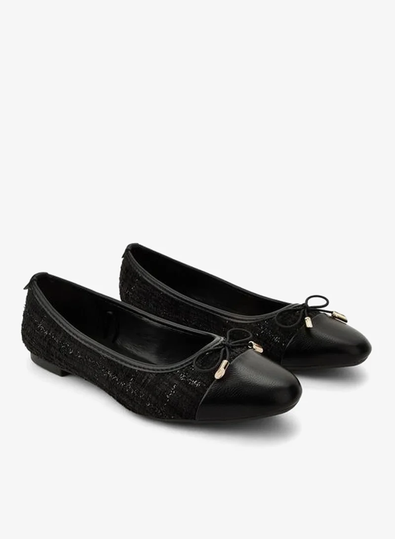 Celeste Women Textured Ballerina Shoes