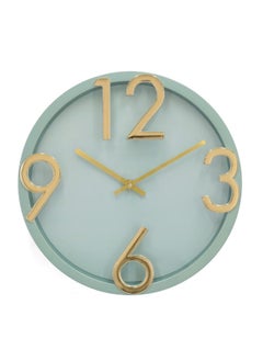 DANUBE HOME Cambridge Minimalist Mint Wall Clock Sleek And Modern Design Perfect For Home Office Bedroom Lliving Room Kitchen Decor 30X30X4.5Cm Green  - Image 2