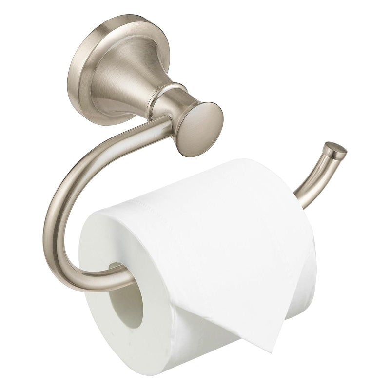 BESy BESy Brushed Nickel Toilet Tissue Paper Holder Brushed Nickel Bathroom Accessories Toilet roll Paper Hanger Wall Mounted Rustproof 