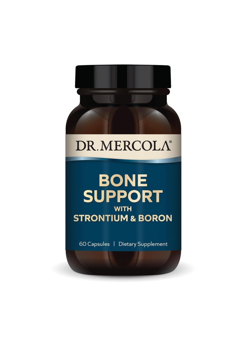 Dr. Mercola Bone Support with Strontium & Boron, 60 Capsules, Dietary Supplement  - Image 1
