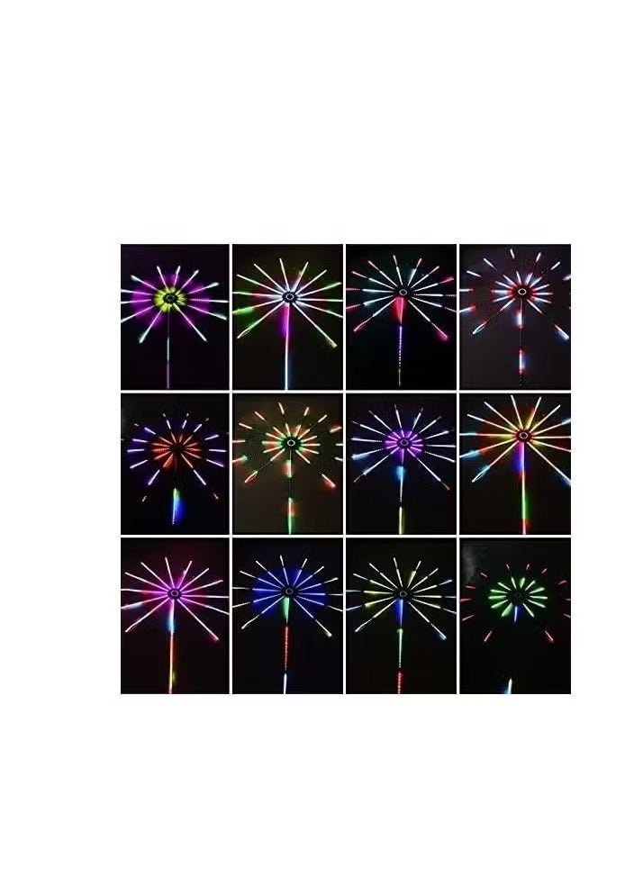 JAJEEK NEW LED Strip Lights Dream Color RGB Changing – Music Sound Sync Bluetooth Firework Lights with Remote Control, DC 5V USB LED Strips for Home, Party, Storefront, Window & Holiday Decoration - Image 2