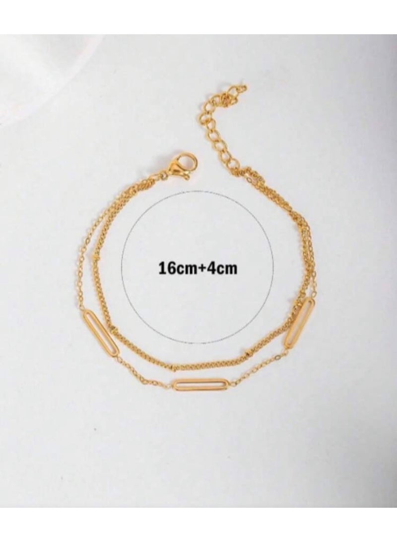 Elegance Amazing Gold Stainless Steel Bracelet For Women - Image 4