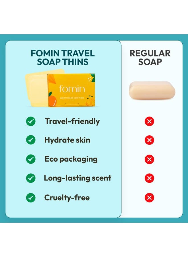 FOMIN 3-Pack Lemon Foaming Hand Soap Sheets - Paper Soap Sheets for Traveling - 300 Camping Soap Paper Sheets - Image 5