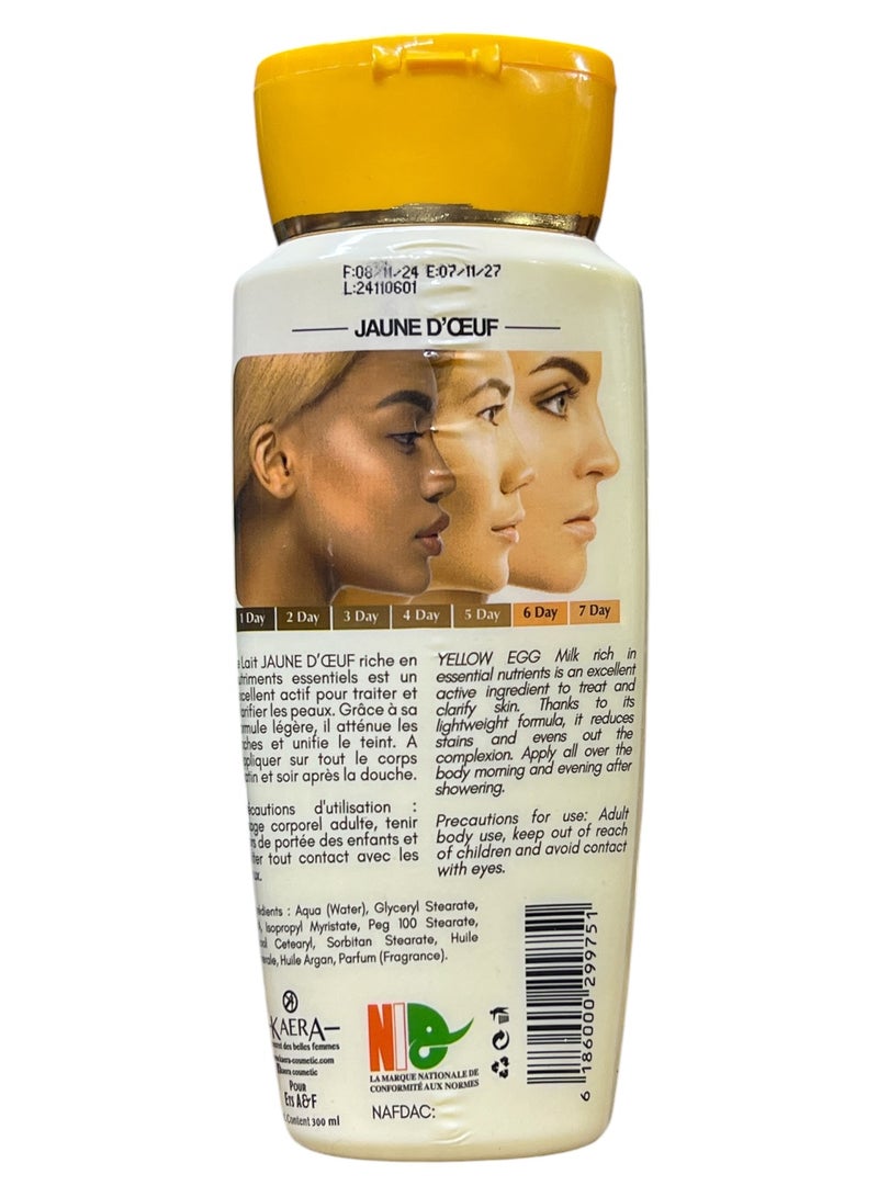 Jaune D’Oeuf Egg Yolk Lait Traitant And Clarifying Body Lotion 300ml - Image 3