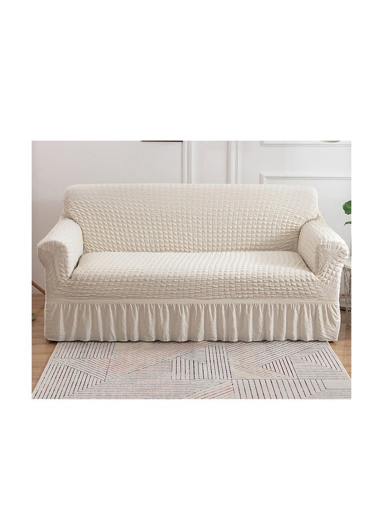 4-Piece  (3+2+1+1) sofa cover Super Stretchable Wrinkle-free Full Coverage Sofa Slipcover Exquisitely Detailed Slip Flexible Resistant Jacquard Sofa Cover Set - Image 4