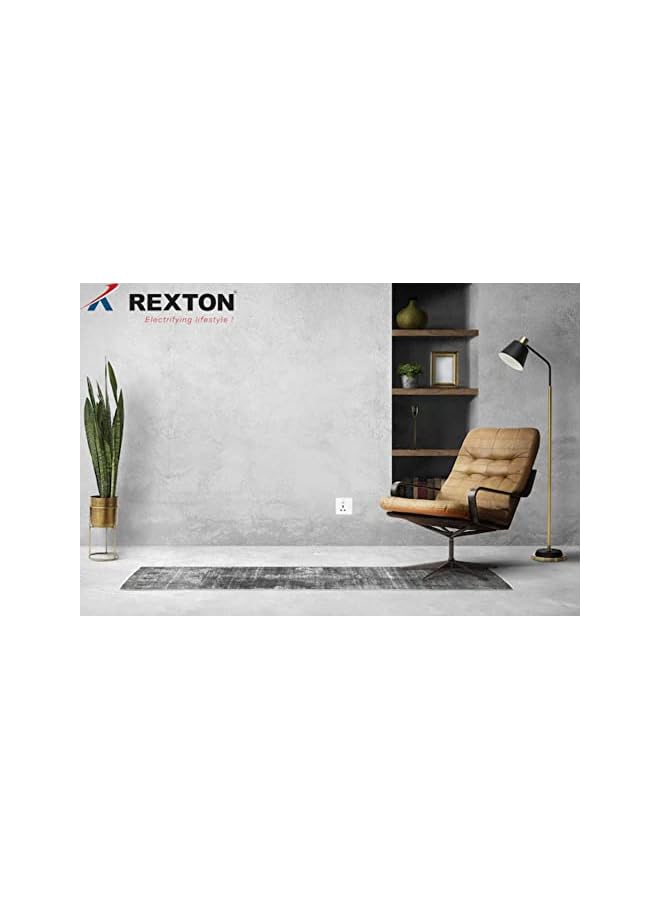 REXTON مقبس ريكستون R1013U/USBN المتحول العالمي 13A مع مؤشر نيون وUSB - Image 4