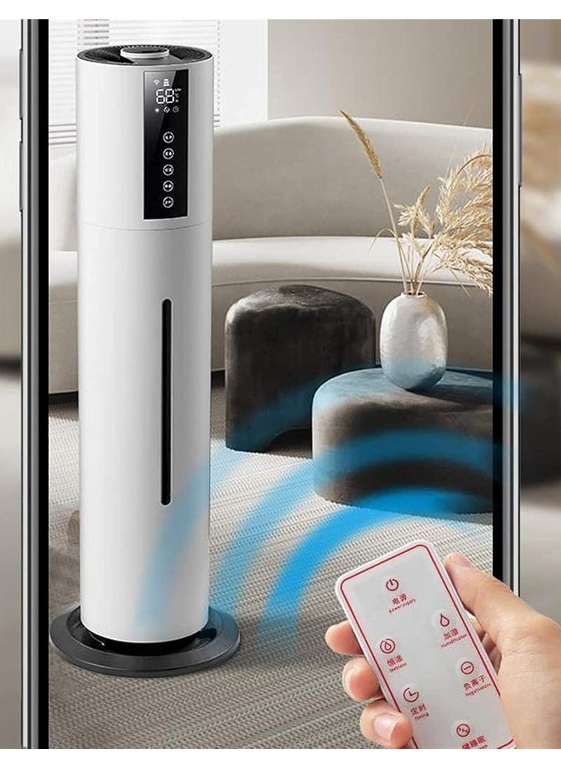 TAPIT - Large Humidifiers for Bedroom 7.5L Ultrasonic Cool Mist Top Fill Humidifier with 3 Mist Speed and Remote Control Air Humidifier for Large Room (D) - Image 1