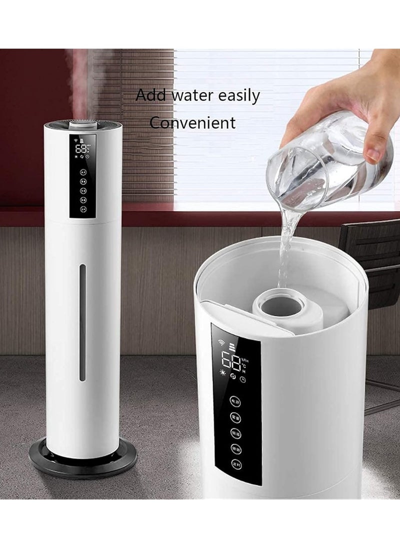 TAPIT - Large Humidifiers for Bedroom 7.5L Ultrasonic Cool Mist Top Fill Humidifier with 3 Mist Speed and Remote Control Air Humidifier for Large Room (D) - Image 1