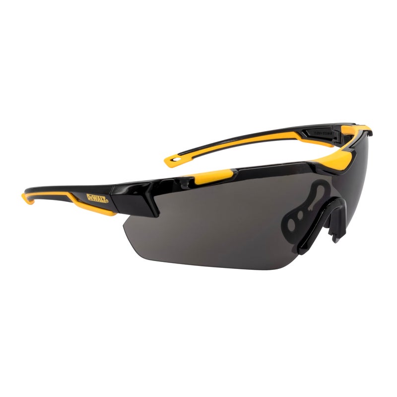 DEWALT DPG110 Chisel Unisex TrimFit Half Frame Protective Eyewear Black Frame Smoke Lens