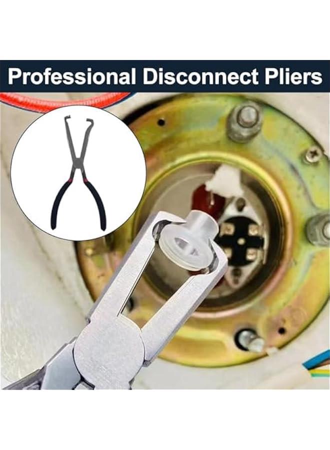 Upgraded 37960 Electrical Disconnect Pliers, 2024 Upgrade Fuel Line Pliers Electrical Connector Pliers, Automotive Electrical Plug Connector Disconnect Tools for Push Tab Style Plugs (Black+Blue)  - Image 4