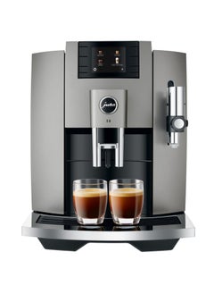 Jura E8 (Dark Inox) Bean-To-Cup Fully-Automatic Coffee Machine