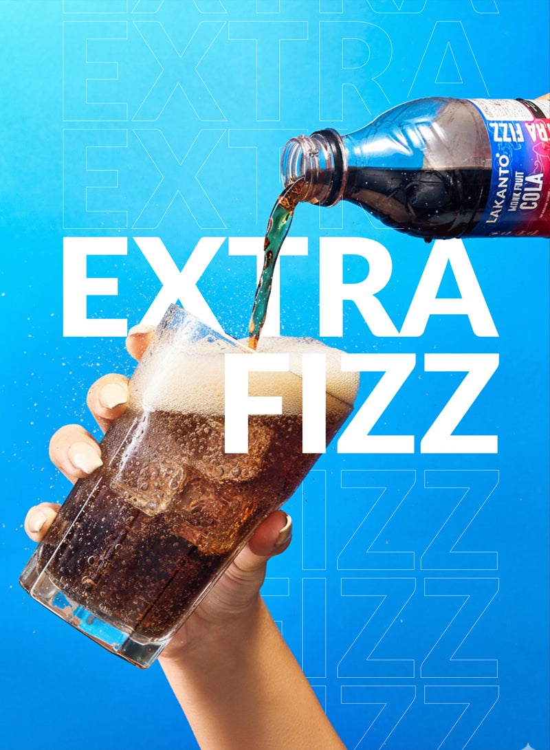 LAKANTO Naturally Sweetened Cola With Monkfruit - 400 ml - Image 4