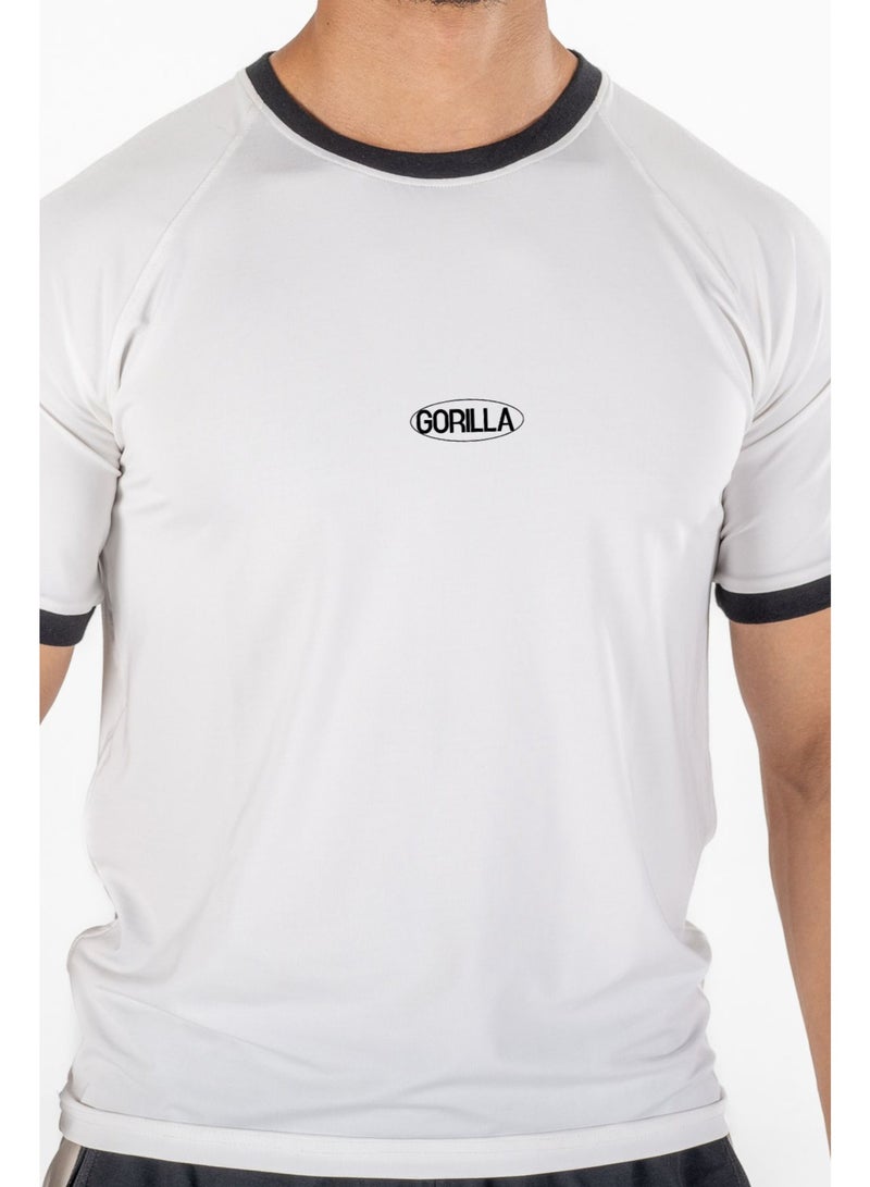 Gorilla retro-ringer-white - Image 4