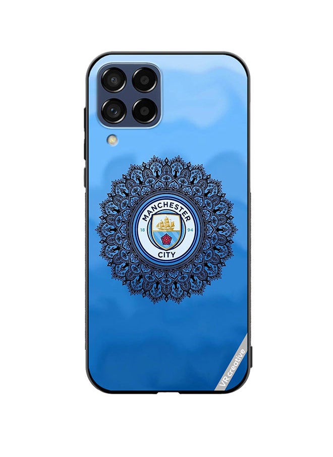 VR CREATIVE - Protective Case Cover For Samsung Galaxy A12 Manchester City Design Multicolour - Image 1
