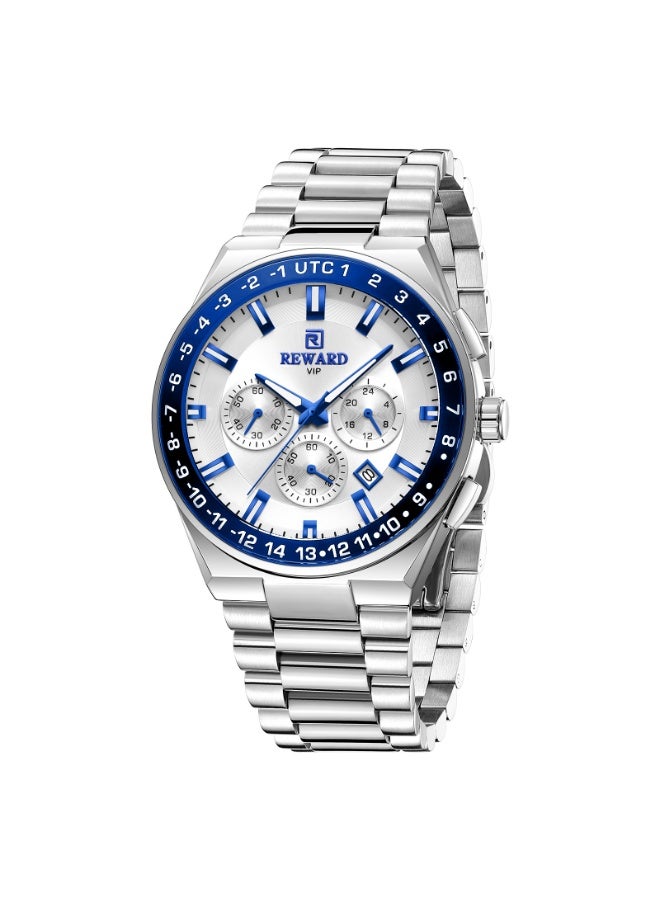 REWARD CHRONOGRAPH SPECIAL ELEGANT BLUE RD813150BL FOR MEN - Image 4