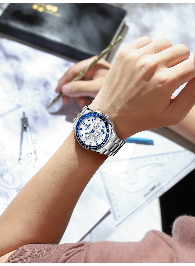 REWARD CHRONOGRAPH SPECIAL ELEGANT BLUE RD813150BL FOR MEN - Image 3