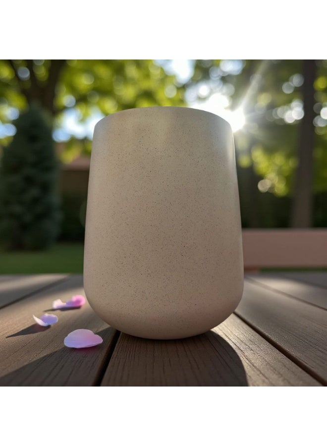 color zone pottery Indoor and outdoor balcony pots. Durable and strong structure, ideal for your large plants. Prevents discoloration and cracking caused by exposure to sunlight. Fiber - Image 1