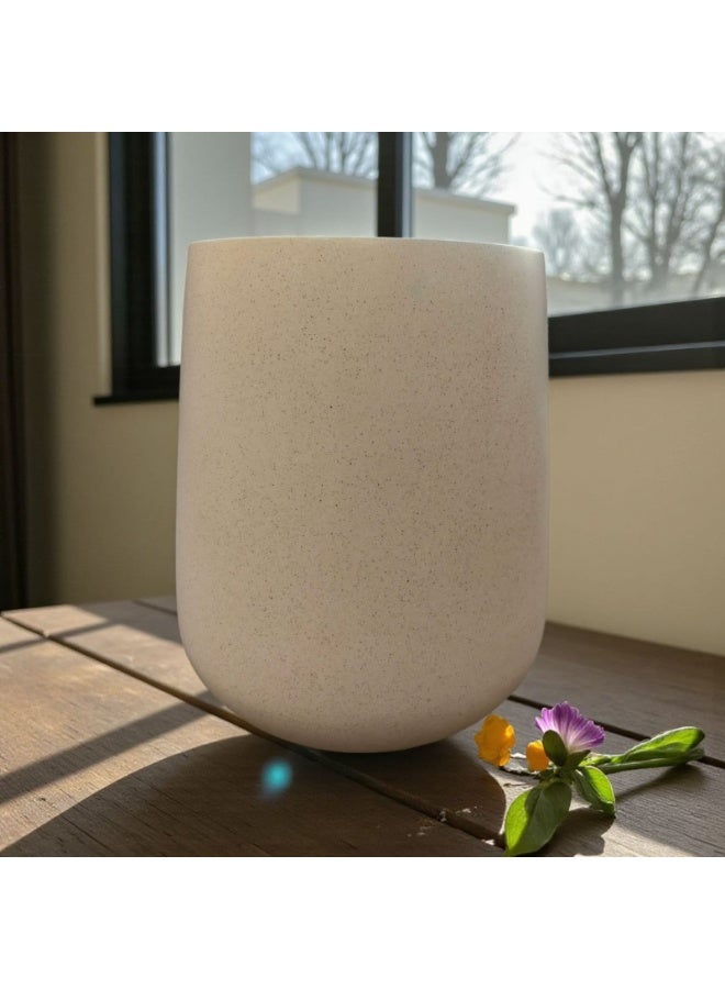 color zone pottery Indoor and outdoor balcony pots. Durable and strong structure, ideal for your large plants. Prevents discoloration and cracking caused by exposure to sunlight. Fiber - Image 2