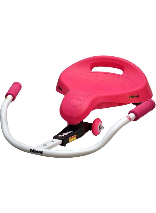 JD Bug Kidz Swayer Ride-On Scooter (56.5 x 21.5 x 40.5 cm, Pink) - Image 1