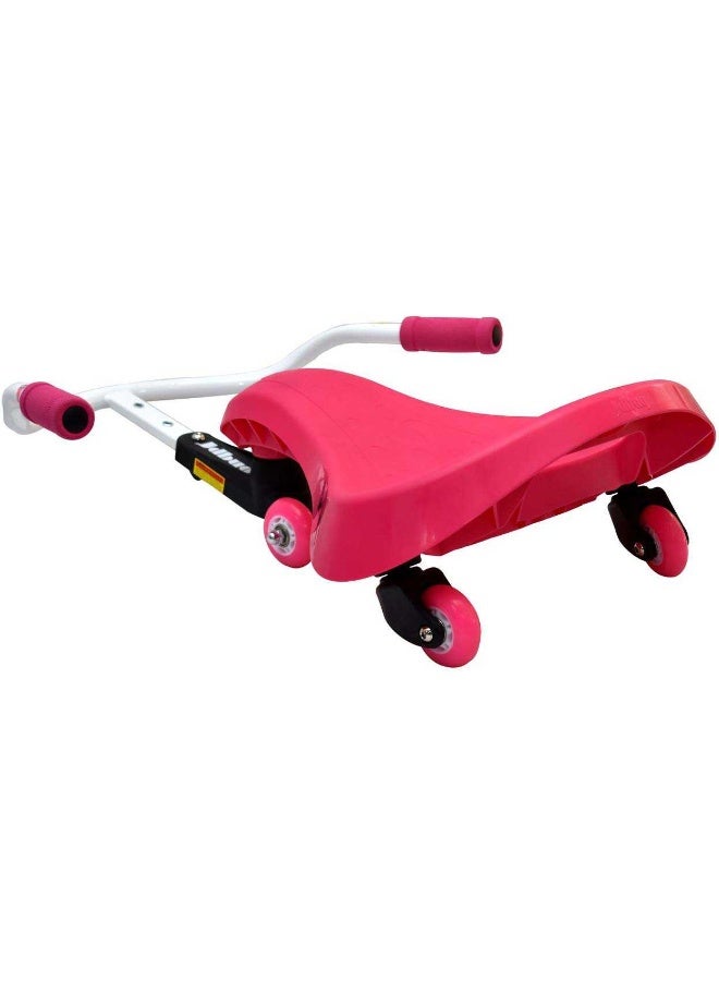 JD Bug Kidz Swayer Ride-On Scooter (56.5 x 21.5 x 40.5 cm, Pink) - Image 2