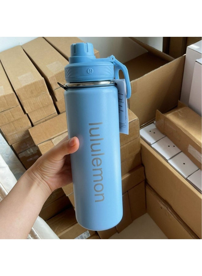 لولوليمون زجاجة مياه معزولة من لولوليمون، زجاجة مياه رياضية 710 مل، كوب يوغا للسفر في الهواء الطلق - Image 5