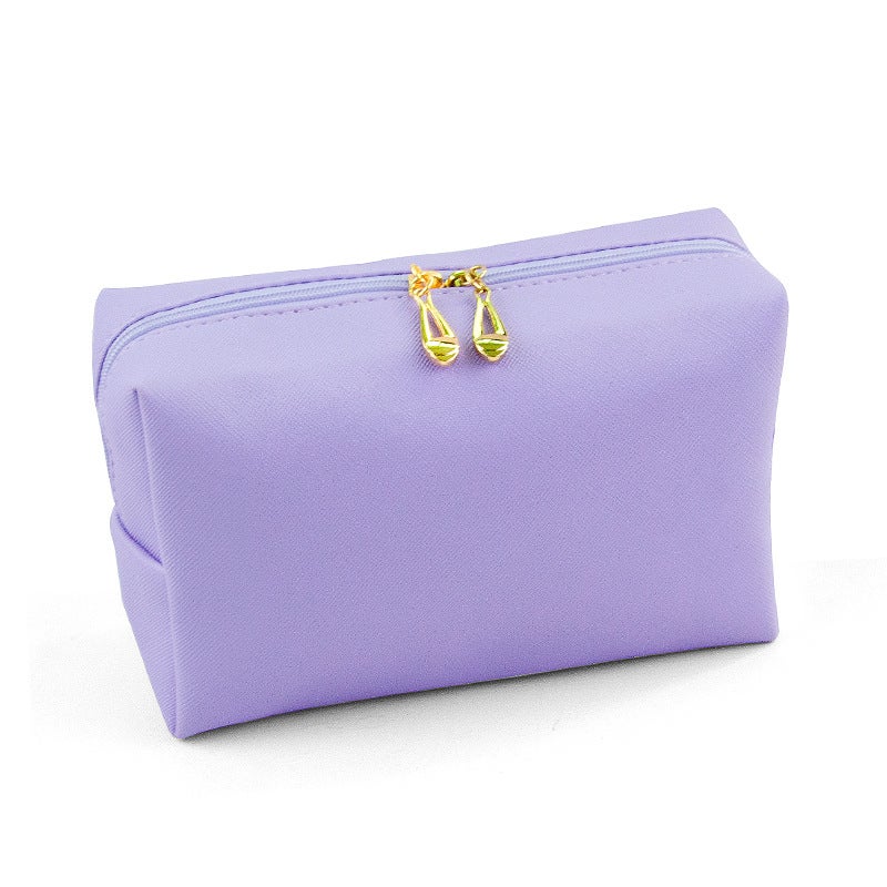 general Portable PU Waterproof Makeup Bag for Travel and Daily Use - Image 1