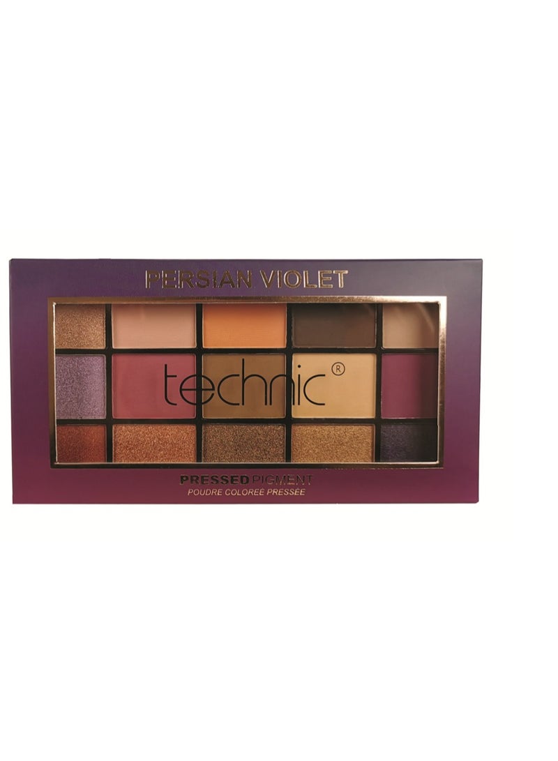 Technic pressed pigment eyeshadow persian violet 15 color - Image 1