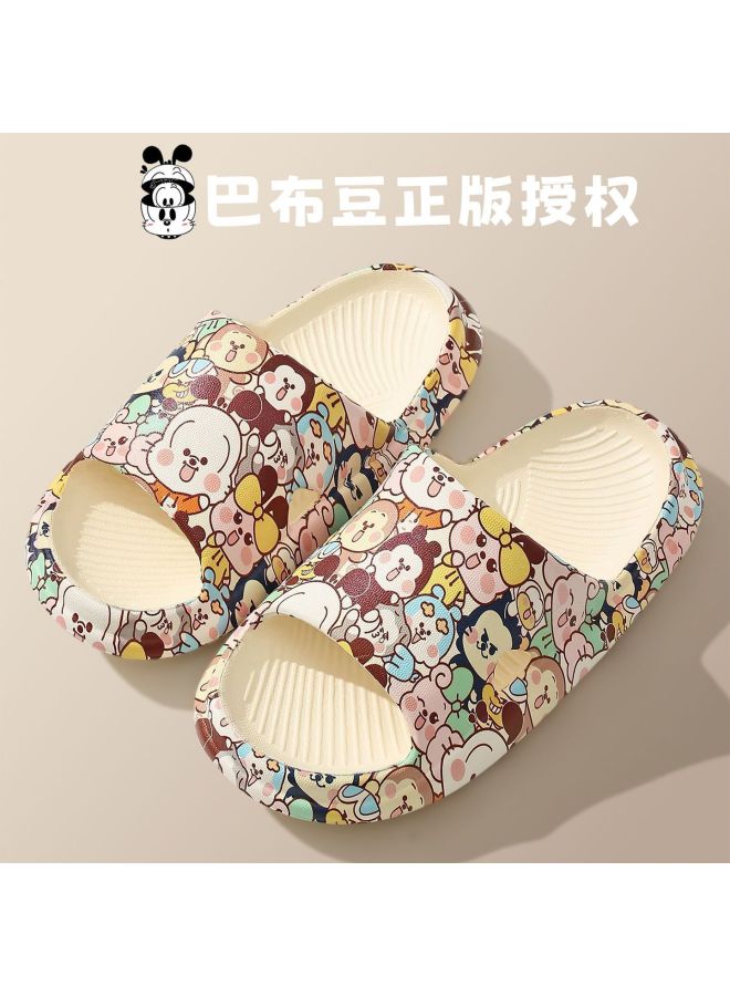 Babudou Kidsren's Slippers Summer Indoor Baby Boys And Girls Slippers Kidsren's Non-slip Slippers For Kidsren And Middle-aged Kidsren At Home