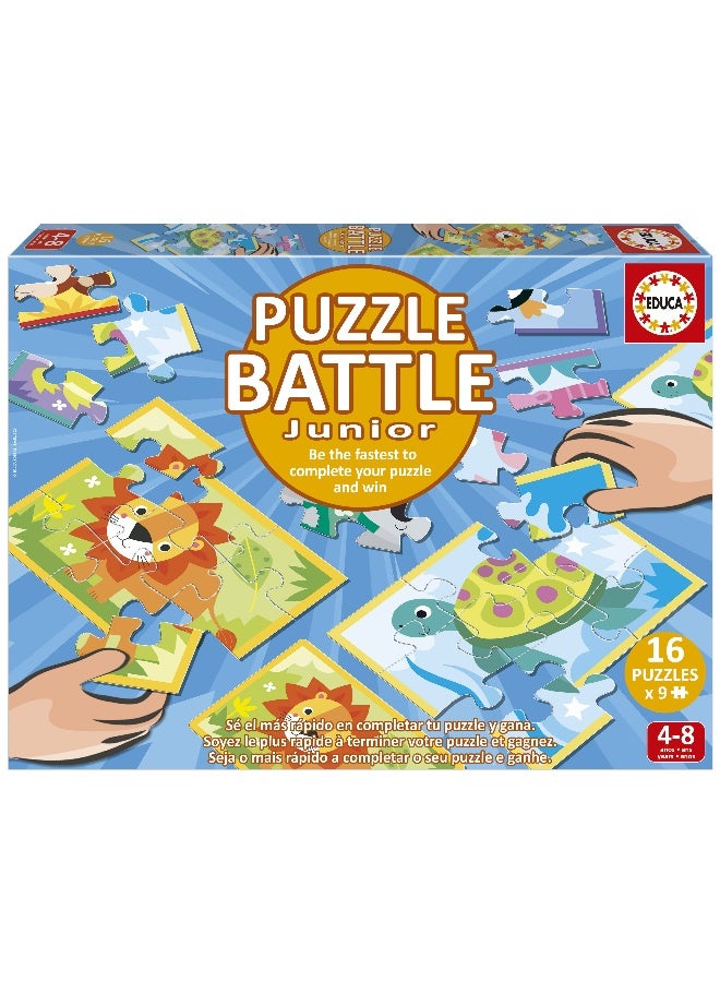 EDUCA معركة الألغاز الحيوانات. 144 قطعة - Image 1