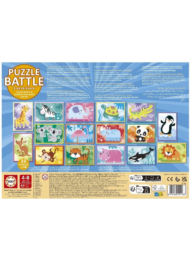 EDUCA معركة الألغاز الحيوانات. 144 قطعة - Image 4