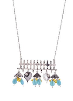 VOYLLA Bagh E Fiza Floral Motifs Brass Necklace  - Image 4